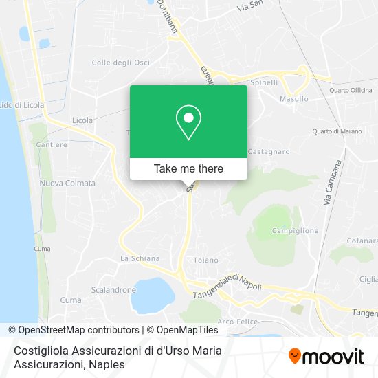 Costigliola Assicurazioni di d'Urso Maria Assicurazioni map
