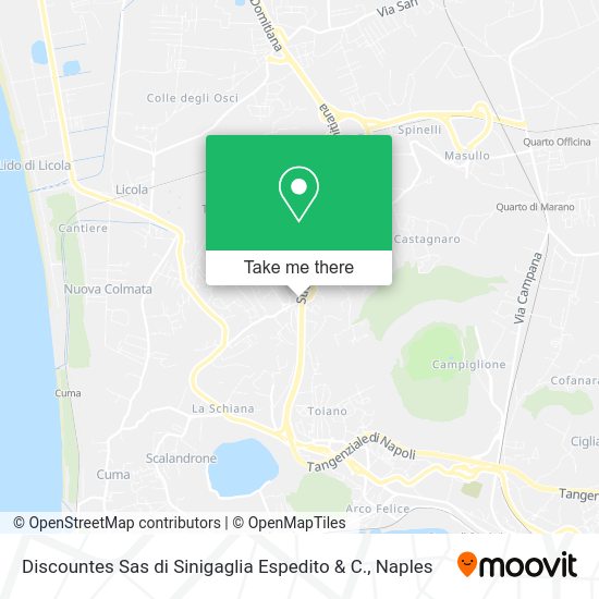 Discountes Sas di Sinigaglia Espedito & C. map