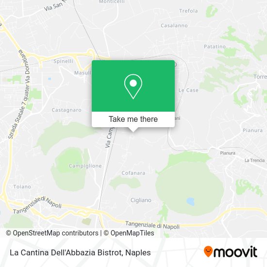 La Cantina Dell'Abbazia Bistrot map