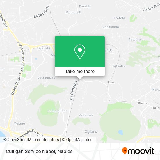 Culligan Service Napol map