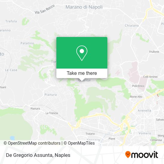 De Gregorio Assunta map