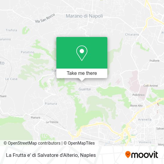 La Frutta e' di Salvatore d'Alterio map