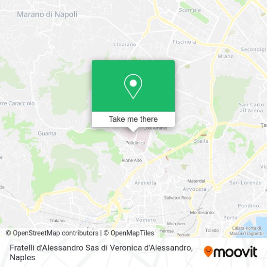 Fratelli d'Alessandro Sas di Veronica d'Alessandro map