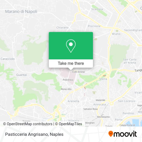 Pasticceria Angrisano map