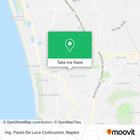 Ing. Paolo De Luca Costruzioni map