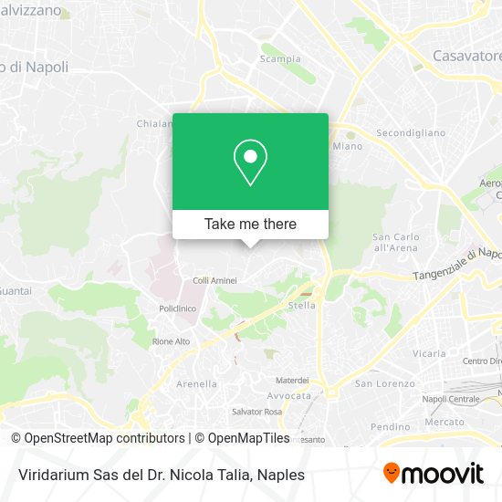 Viridarium Sas del Dr. Nicola Talia map