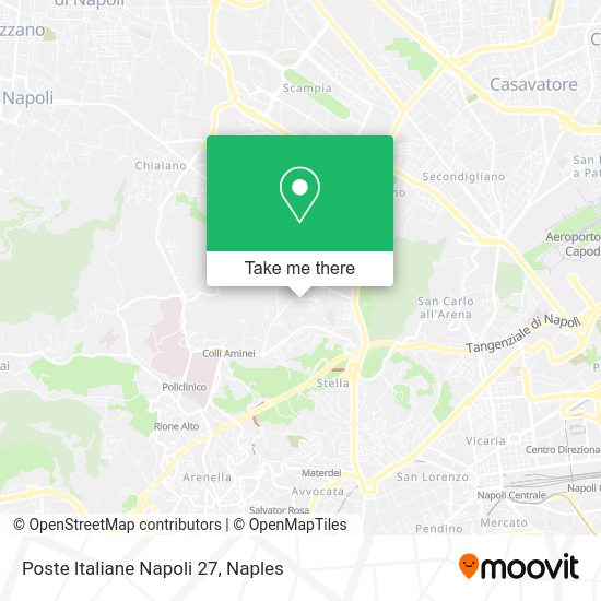 Poste Italiane Napoli 27 map