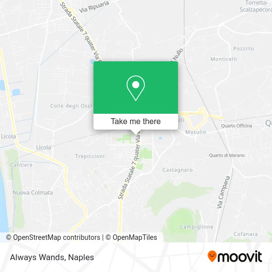 Always Wands map