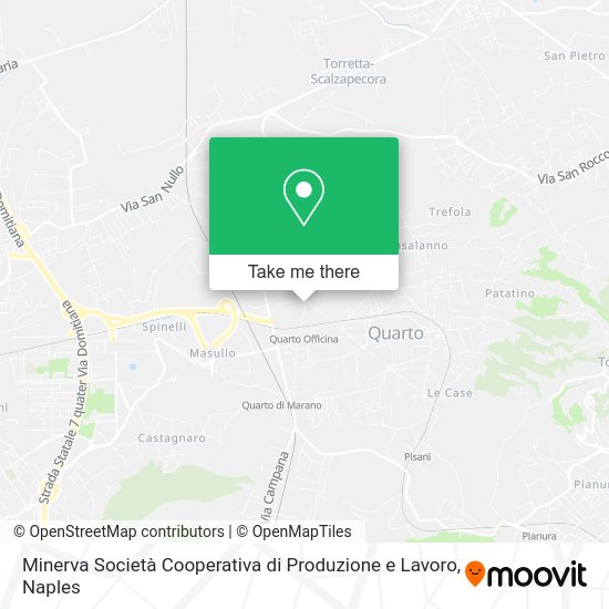 Minerva Società Cooperativa di Produzione e Lavoro map
