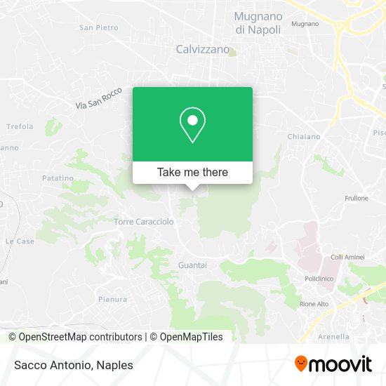 Sacco Antonio map