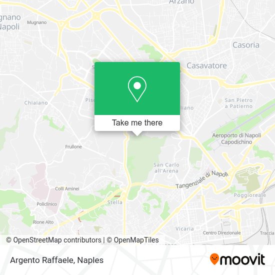 Argento Raffaele map