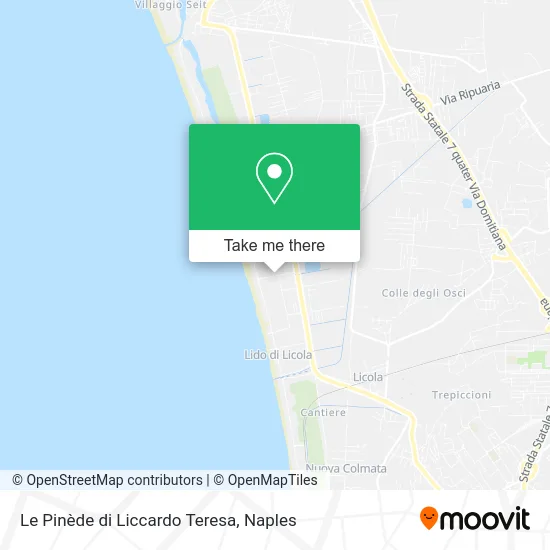Le Pinède di Liccardo Teresa map