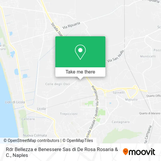 Rdr Bellezza e Benessere Sas di De Rosa Rosaria & C. map