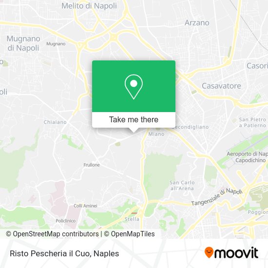 Risto Pescheria il Cuo map