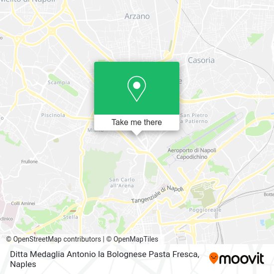 Ditta Medaglia Antonio la Bolognese Pasta Fresca map