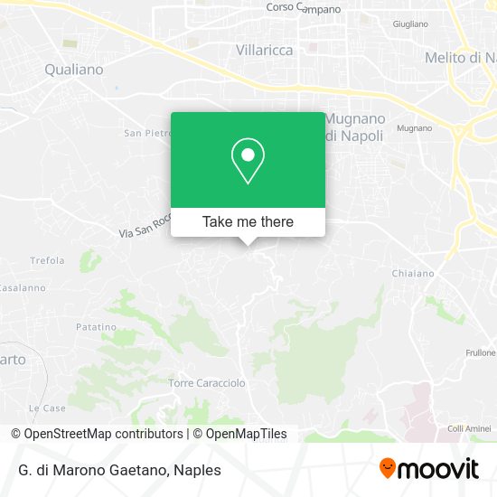 G. di Marono Gaetano map
