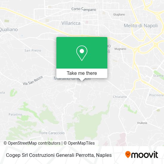 Cogep Srl Costruzioni Generali Perrotta map