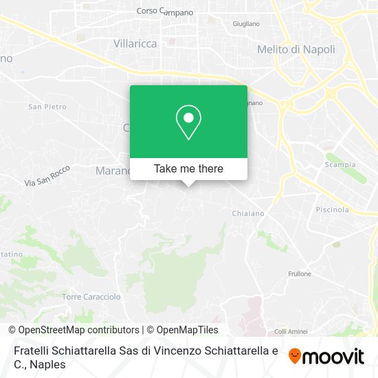 Fratelli Schiattarella Sas di Vincenzo Schiattarella e C. map
