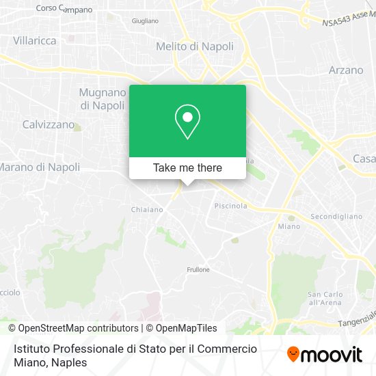 Istituto Professionale di Stato per il Commercio Miano map