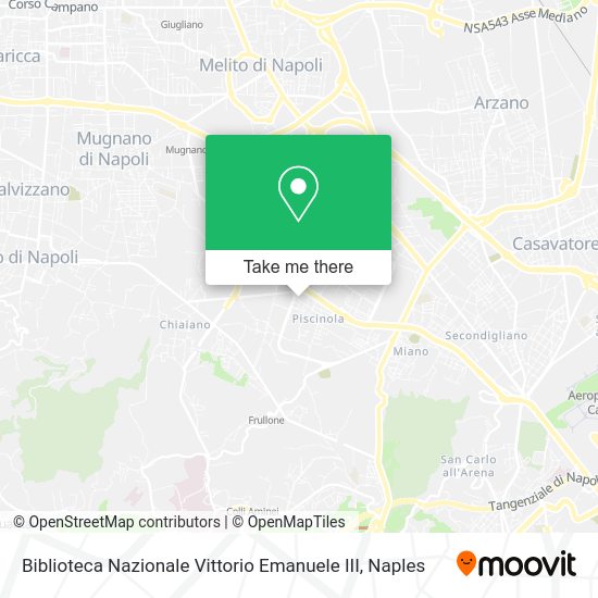 Biblioteca Nazionale Vittorio Emanuele III map