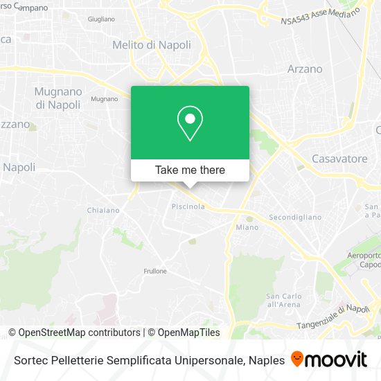 Sortec Pelletterie Semplificata Unipersonale map