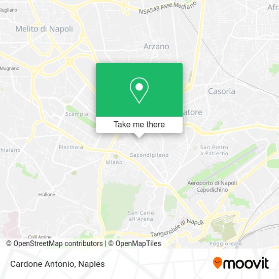 Cardone Antonio map