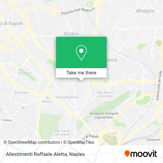 Allestimenti Raffaele Aletta map