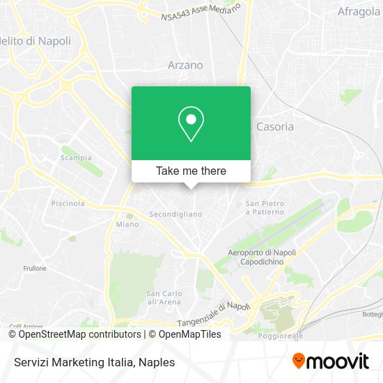 Servizi Marketing Italia map