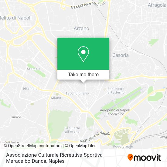 Associazione Culturale Ricreativa Sportiva Maracaibo Dance map