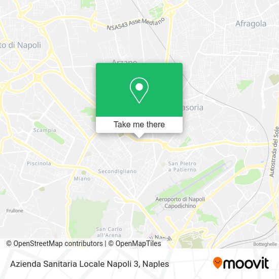 Azienda Sanitaria Locale Napoli 3 map