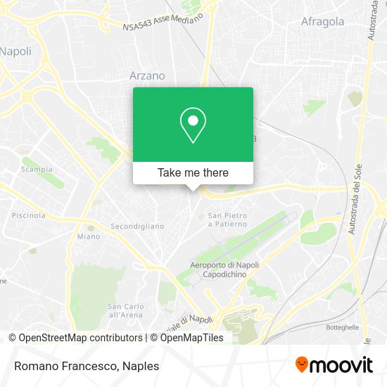 Romano Francesco map