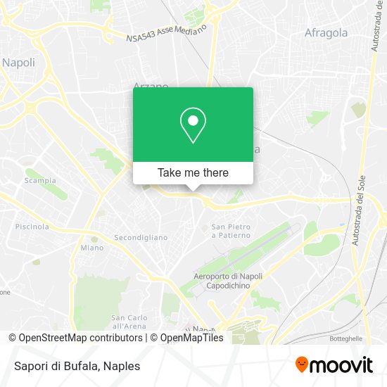 Sapori di Bufala map