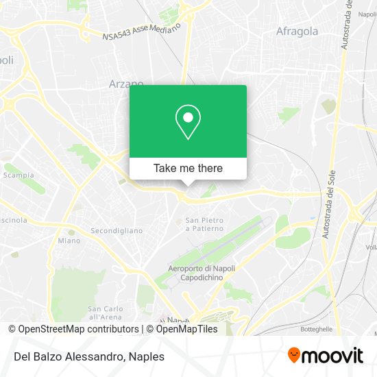 Del Balzo Alessandro map