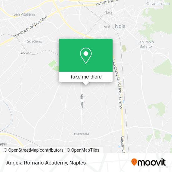 Angela Romano Academy map