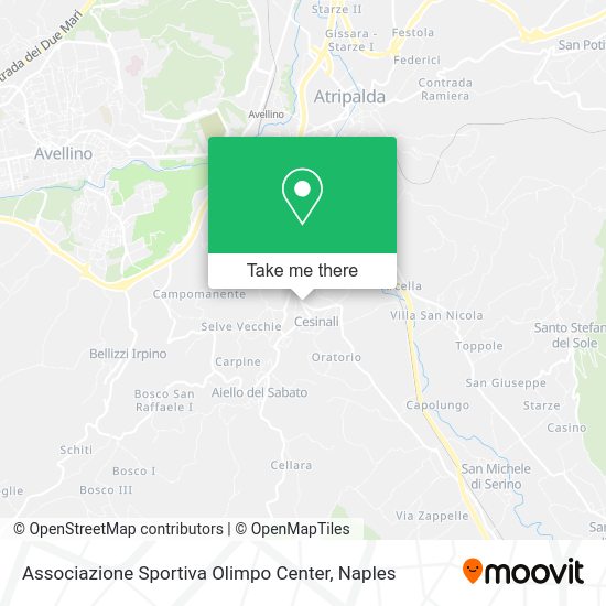 Associazione Sportiva Olimpo Center map
