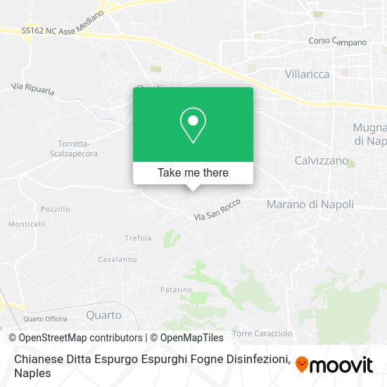 Chianese Ditta Espurgo Espurghi Fogne Disinfezioni map