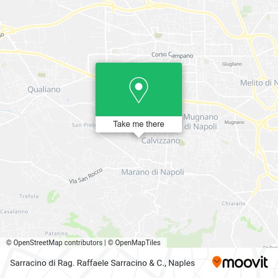 Sarracino di Rag. Raffaele Sarracino & C. map