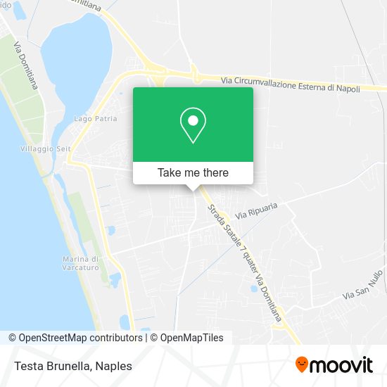 Testa Brunella map