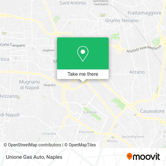 Unione Gas Auto map