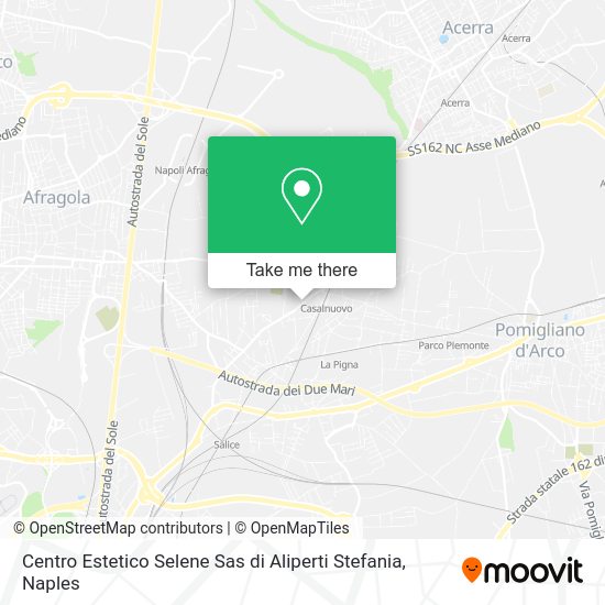Centro Estetico Selene Sas di Aliperti Stefania map
