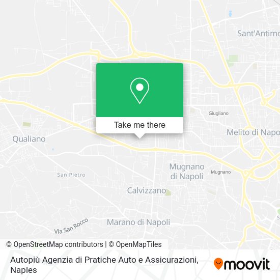 Autopiù Agenzia di Pratiche Auto e Assicurazioni map