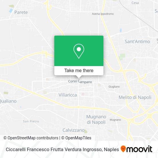 Ciccarelli Francesco Frutta Verdura Ingrosso map
