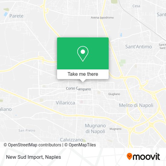 New Sud Import map