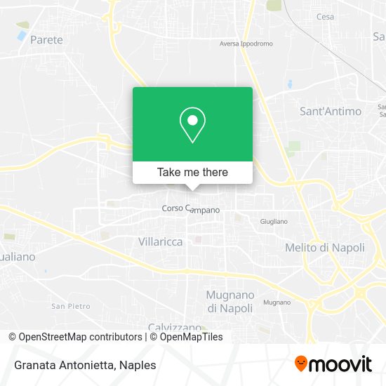 Granata Antonietta map