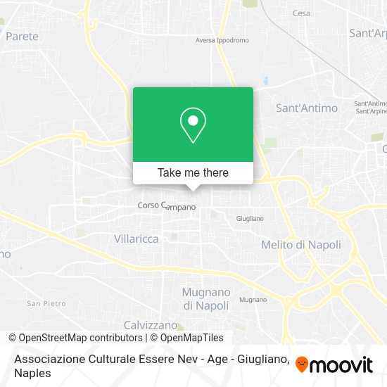 Associazione Culturale Essere Nev - Age - Giugliano map