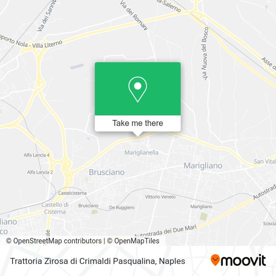 Trattoria Zìrosa di Crimaldi Pasqualina map