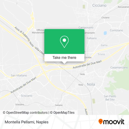 Montella Pellami map