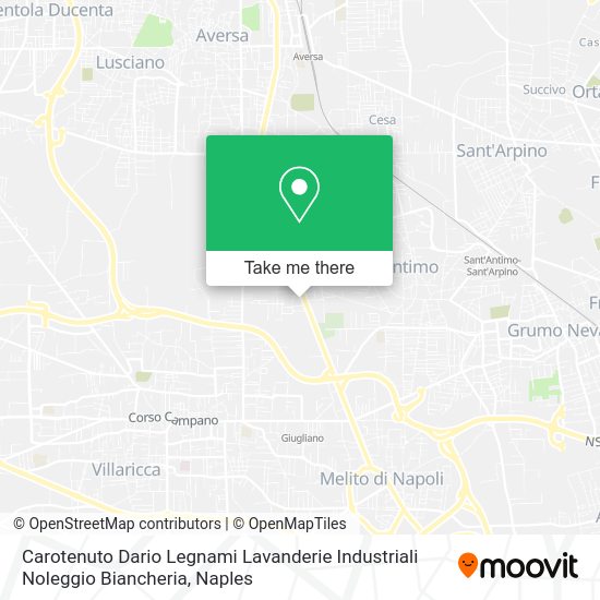 Carotenuto Dario Legnami Lavanderie Industriali Noleggio Biancheria map