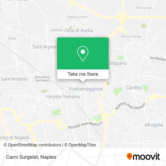 Carni Surgelat map