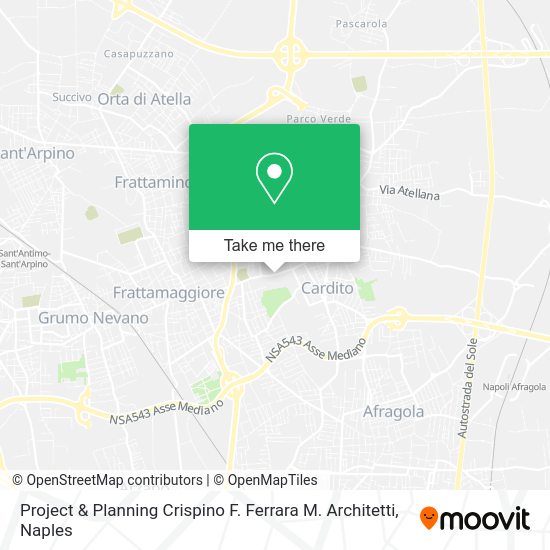 Project & Planning Crispino F. Ferrara M. Architetti map
